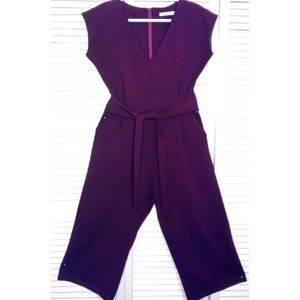 bishop + young Purple / Maroon Jumpsuit w/ pockets